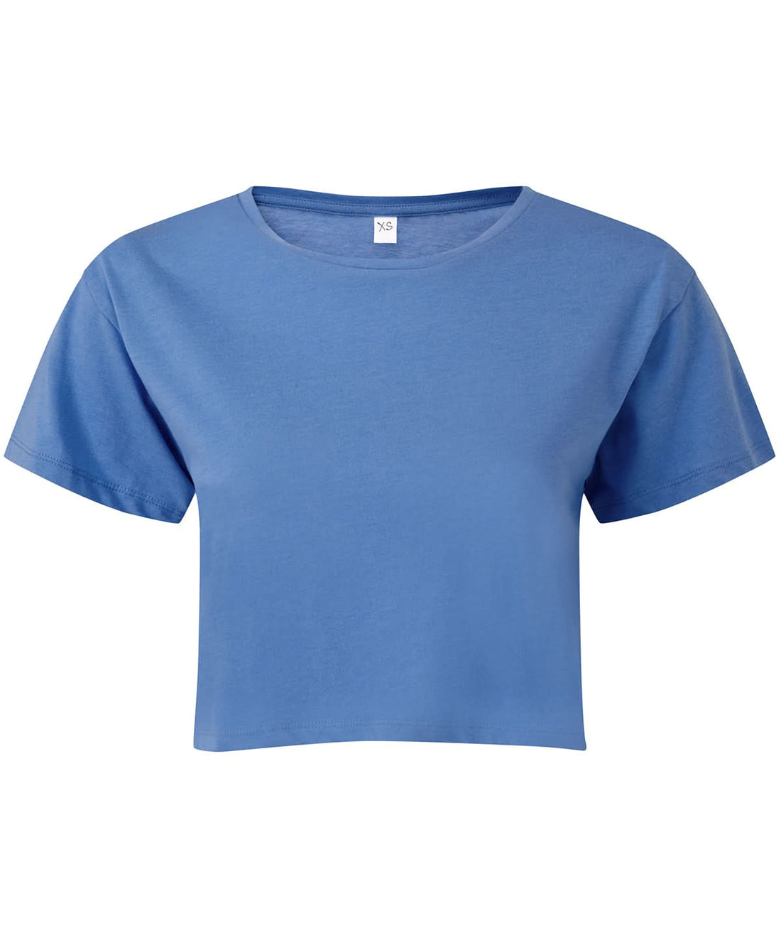 TriDri Tridri WomenS Crop Top TR019 - Cornflower - Customisable T-Shirts