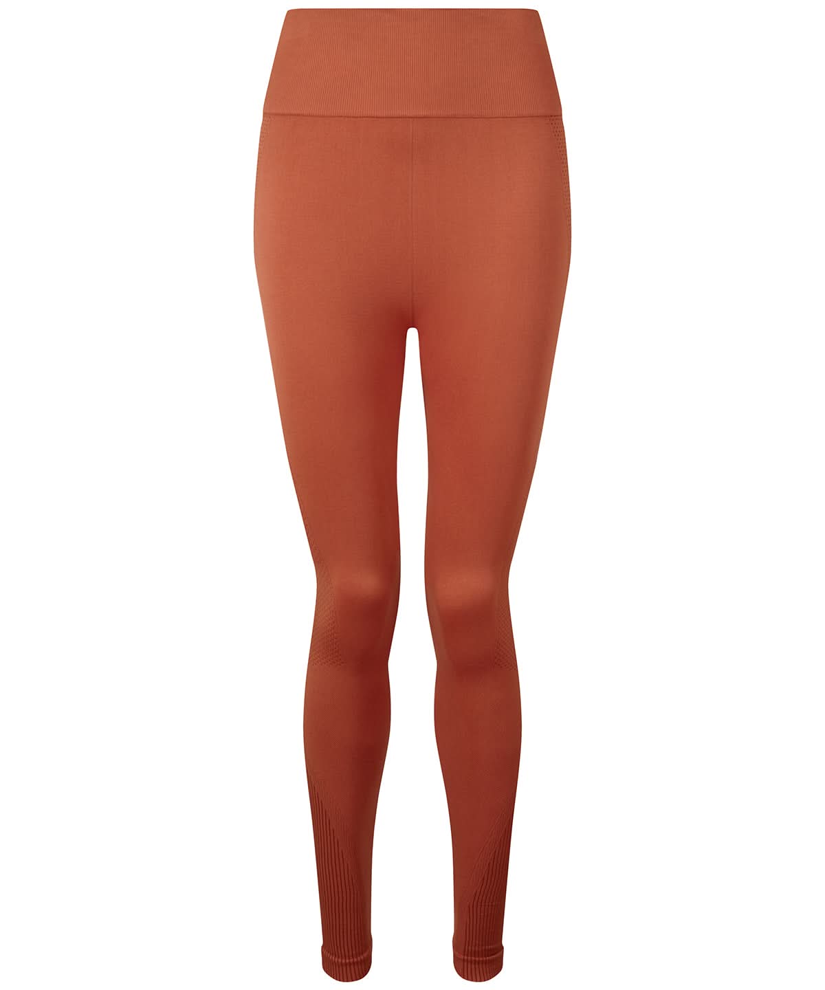 TriDri Tridri WomenS Seamless 3D Fit Multi Sport Sculpt Solid Colour Leggings TR215 - Rust - Customisable Leggings