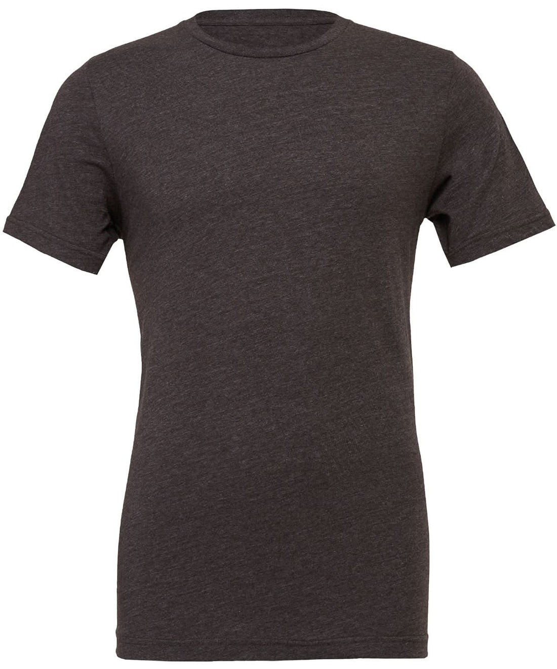 Bella Canvas Unisex heather CVC short sleeve t shirt Dark Grey Heather CV01H - Dark Grey Heather - Customisable T-Shirts