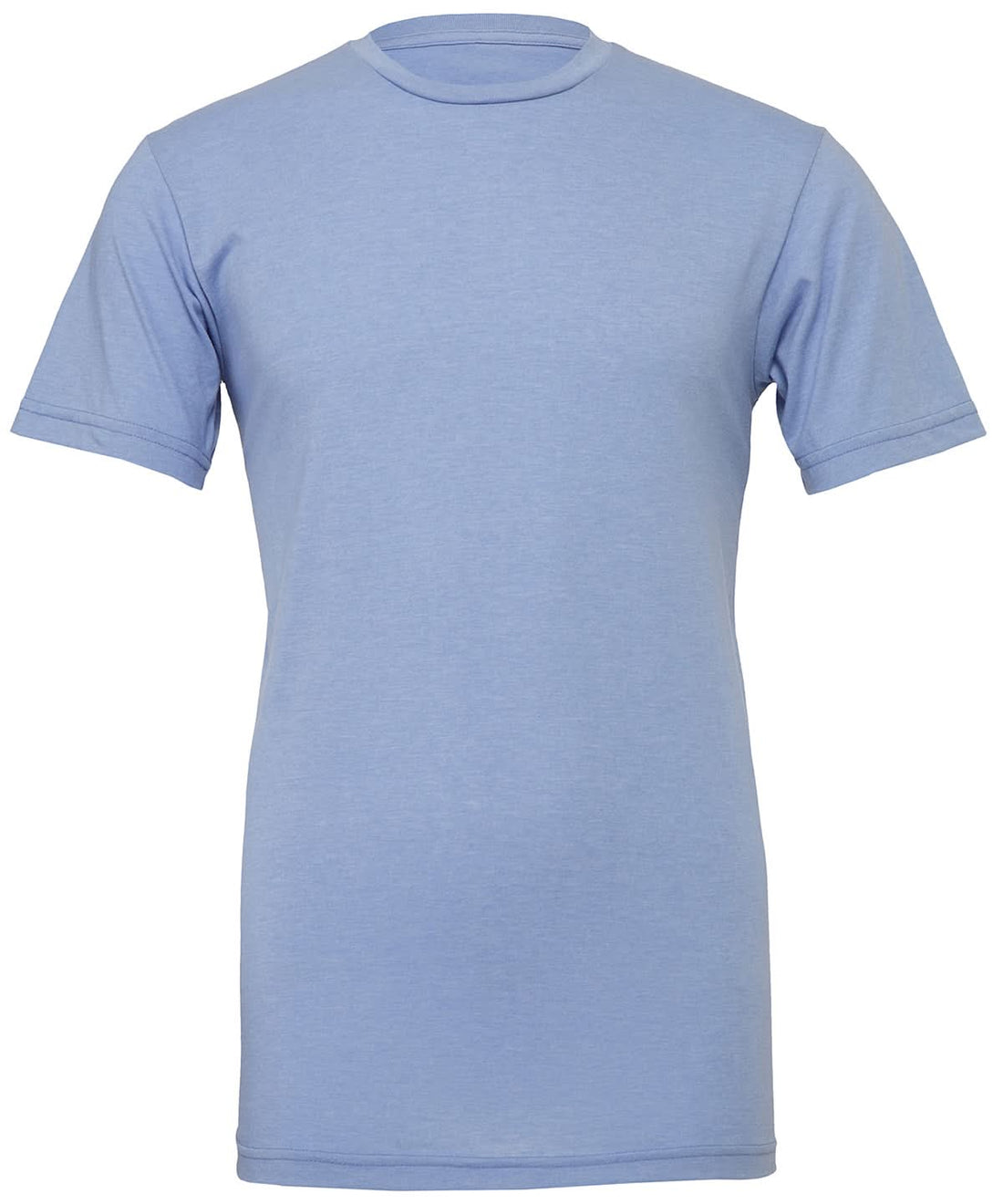 Bella Canvas Unisex heather CVC short sleeve t shirt Heather Blue CV01H - Heather Blue - Customisable T-Shirts