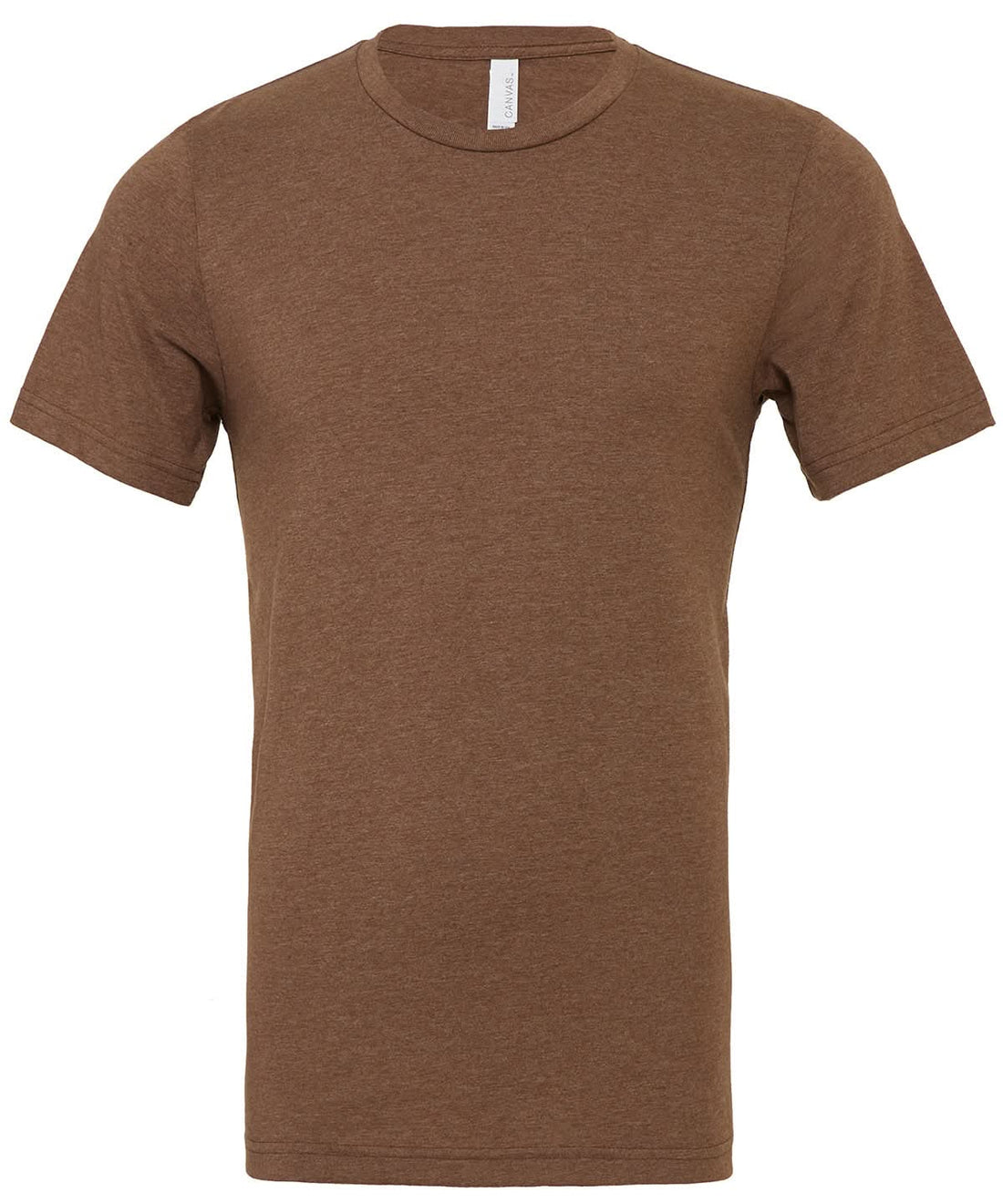 Bella Canvas Unisex heather CVC short sleeve t shirt Heather Brown CV01H - Heather Brown - Customisable T-Shirts