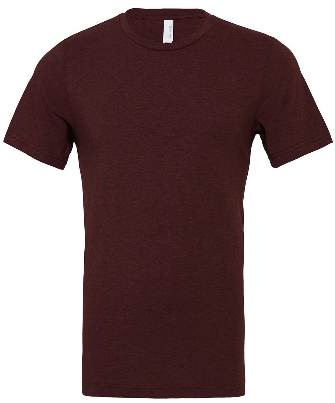 Bella Canvas Unisex heather CVC short sleeve t shirt Heather Cardinal CV01H - Heather Cardinal - Customisable T-Shirts