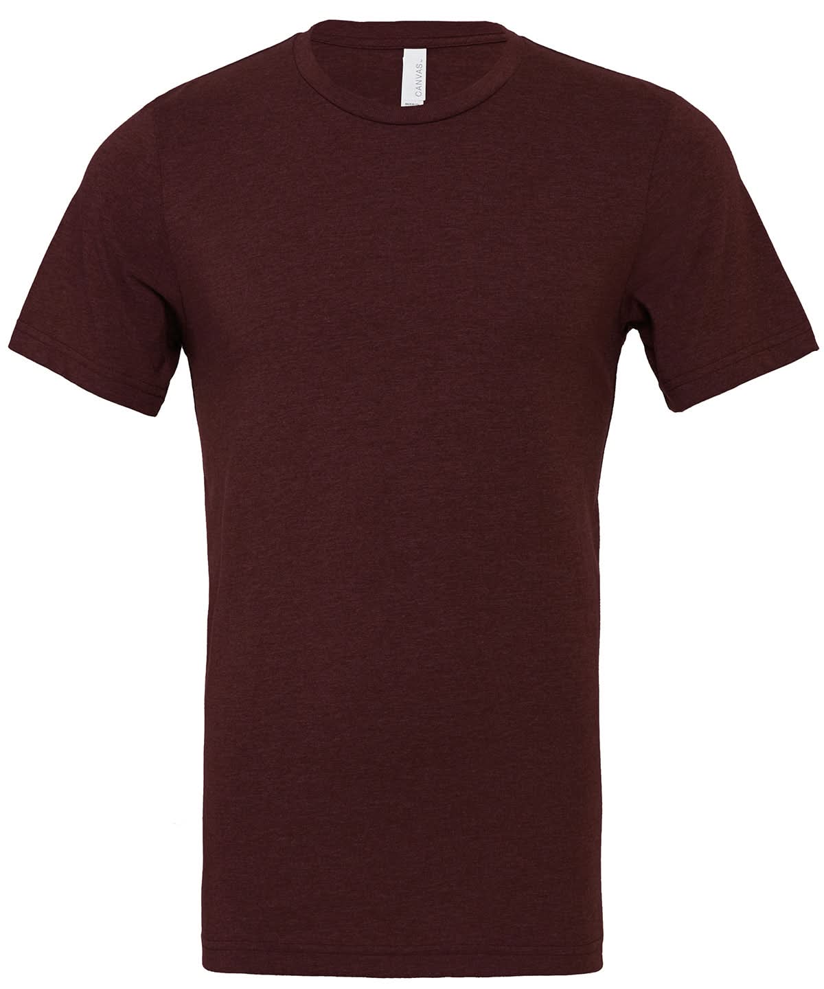 Bella Canvas Unisex heather CVC short sleeve t shirt Heather Cardinal CV01H - Heather Cardinal - Customisable T-Shirts