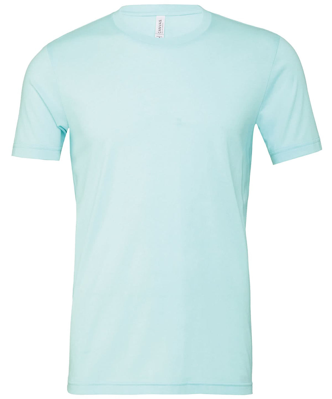 Bella Canvas Unisex heather CVC short sleeve t shirt Heather Ice Blue CV01H - Heather Ice Blue - Customisable T-Shirts