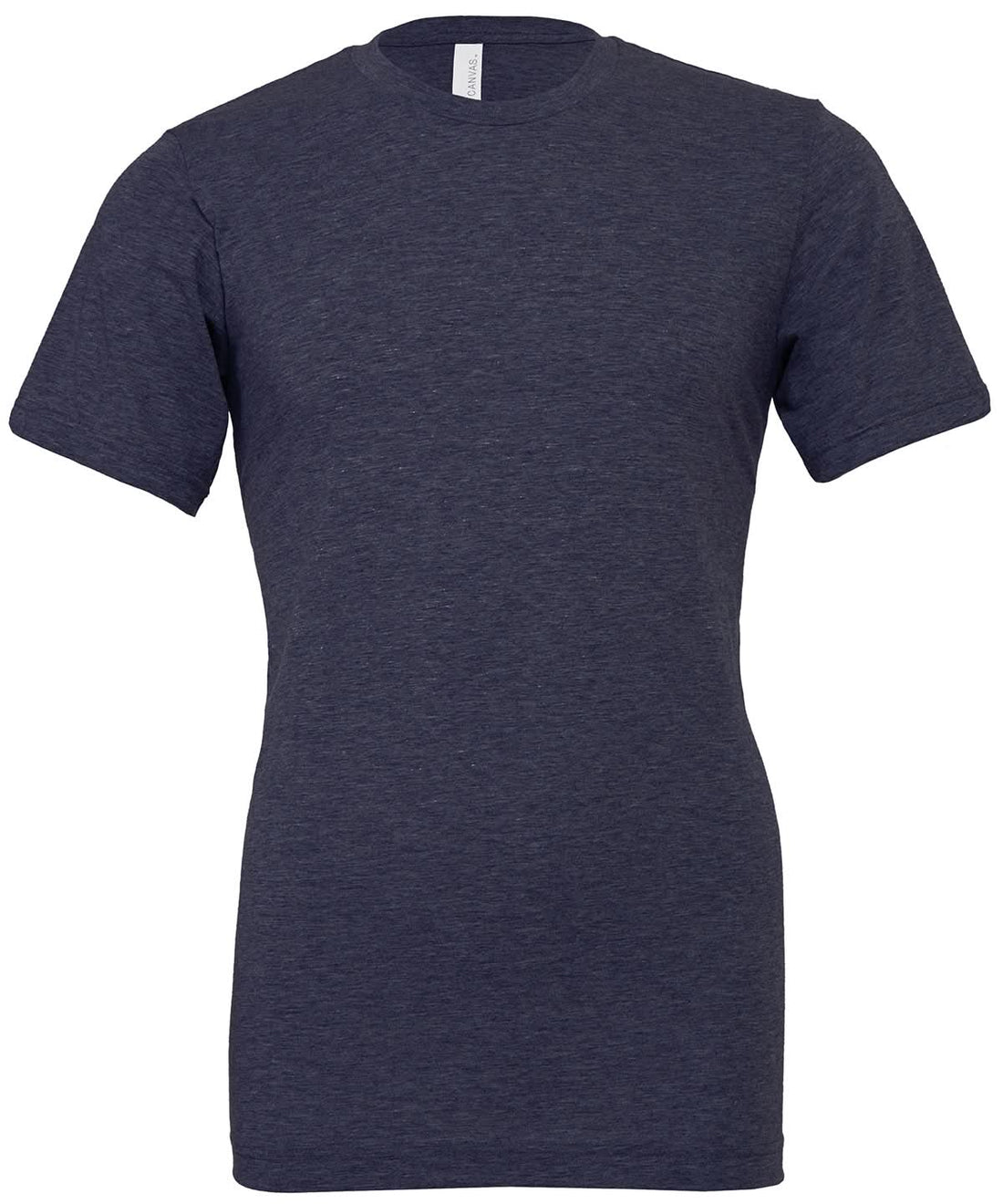 Bella Canvas Unisex heather CVC short sleeve t shirt Heather Midnight Navy CV01H - Heather Midnight Navy - Customisable T-Shirts