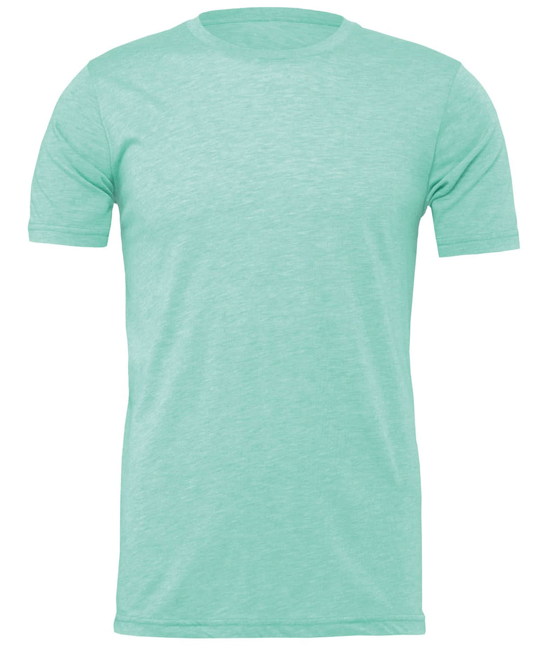 Bella Canvas Unisex heather CVC short sleeve t shirt Heather Mint CV01H - Heather Mint - Customisable T-Shirts