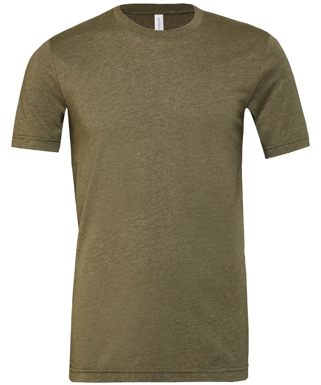 Bella Canvas Unisex heather CVC short sleeve t shirt Heather Olive CV01H - Heather Olive - Customisable T-Shirts