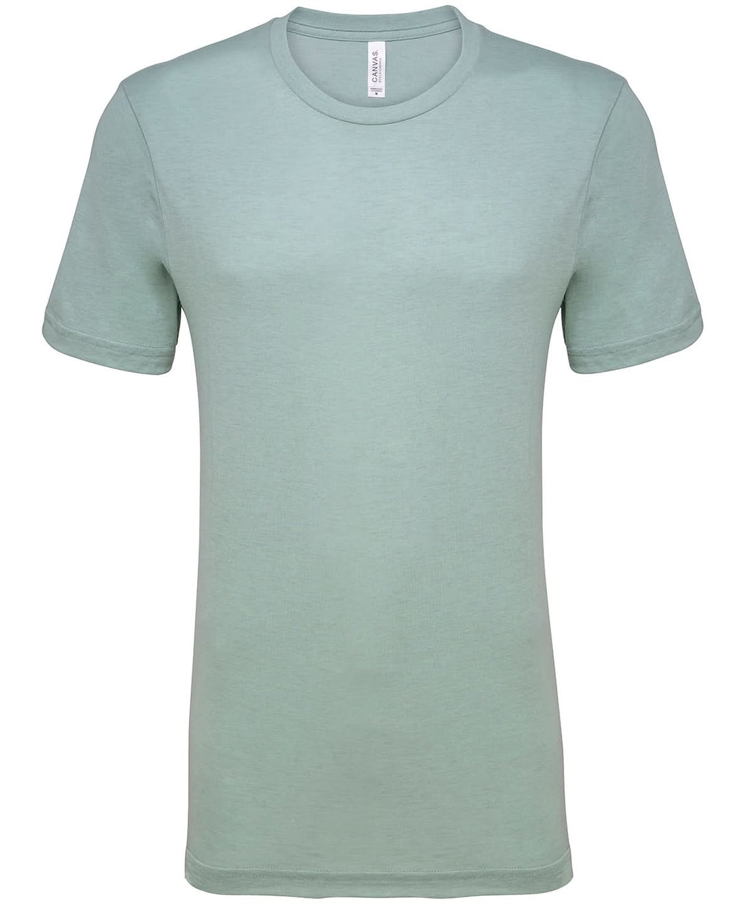Bella Canvas Unisex heather CVC short sleeve t shirt Heather Prism Dusty Blue CV01H - Heather Prism Dusty Blue - Customisable T-Shirts