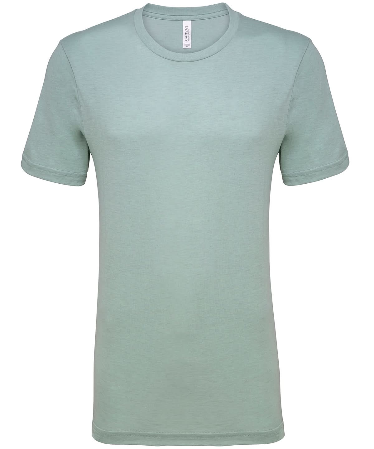 Bella Canvas Unisex heather CVC short sleeve t shirt Heather Prism Dusty Blue CV01H - Heather Prism Dusty Blue - Customisable T-Shirts