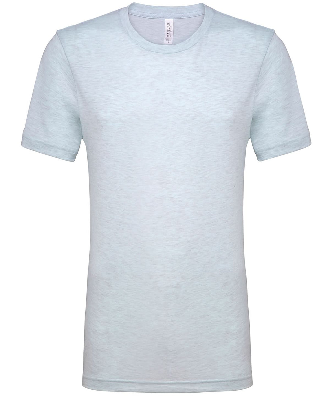 Bella Canvas Unisex heather CVC short sleeve t shirt Heather Prism Ice Blue CV01H - Heather Prism Ice Blue - Customisable T-Shirts