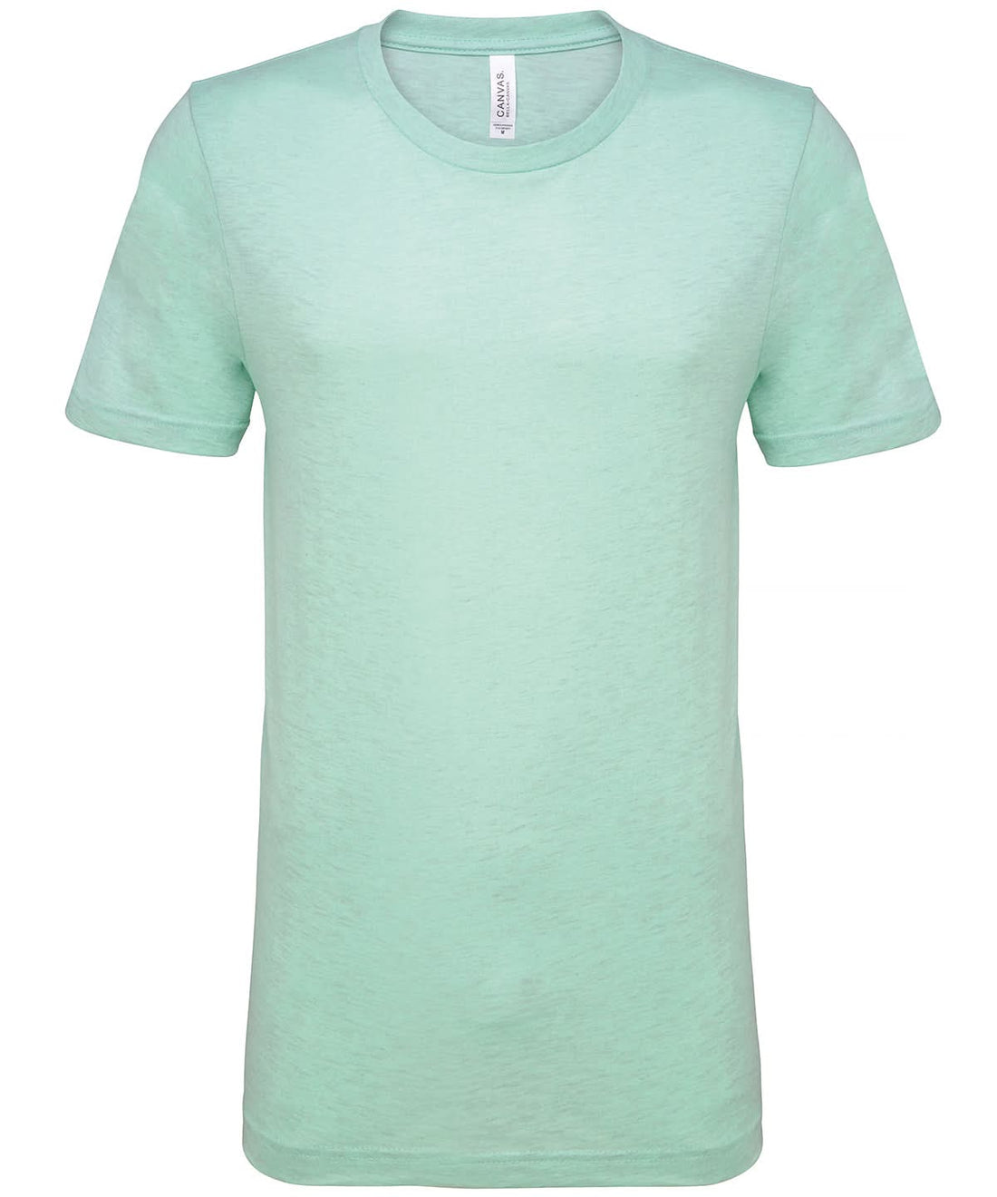 Bella Canvas Unisex heather CVC short sleeve t shirt Heather Prism Mint CV01H - Heather Prism Mint - Customisable T-Shirts
