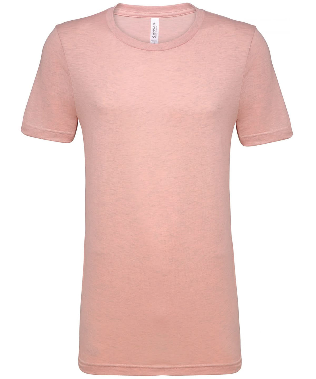 Bella Canvas Unisex heather CVC short sleeve t shirt Heather Prism Peach CV01H - Heather Prism Peach - Customisable T-Shirts