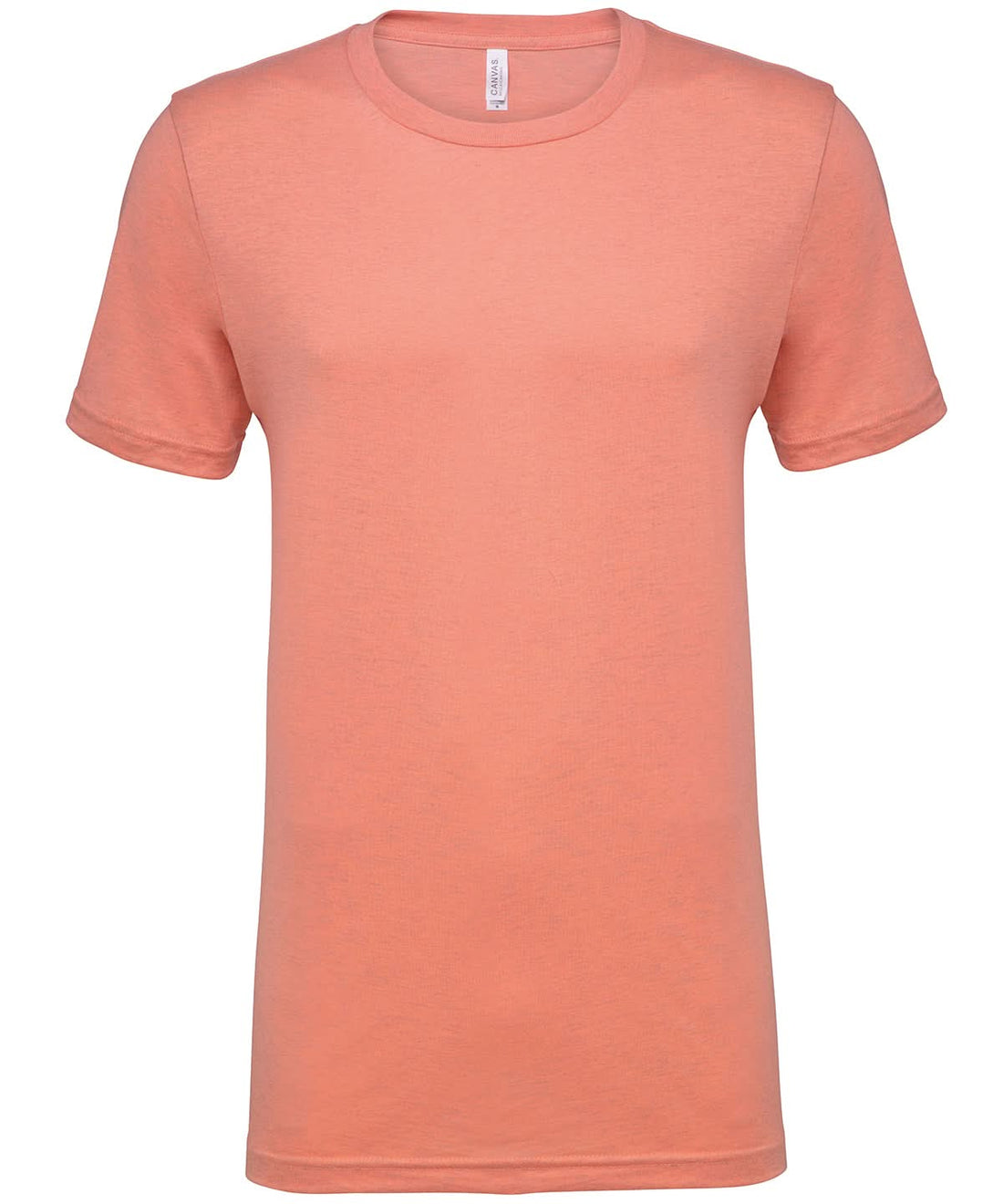 Bella Canvas Unisex heather CVC short sleeve t shirt Heather Prism Sunset CV01 - Heather Prism Sunset - Customisable T-Shirts
