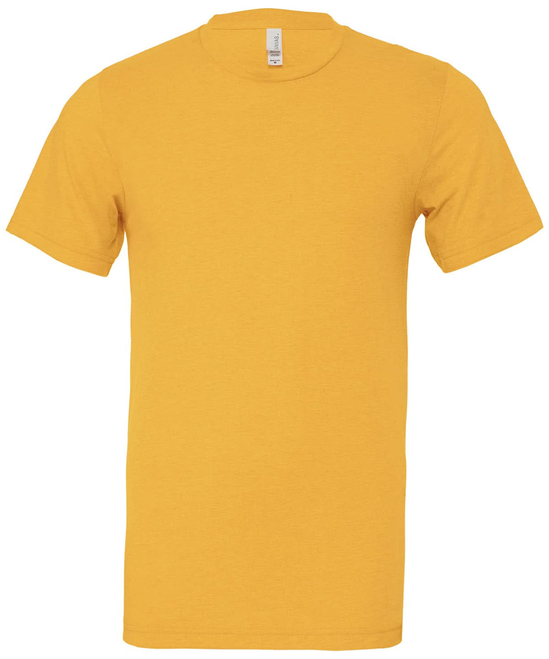 Bella Canvas Unisex heather CVC short sleeve t shirt Heather Yellow Gold CV01H - Heather Yellow Gold - Customisable T-Shirts
