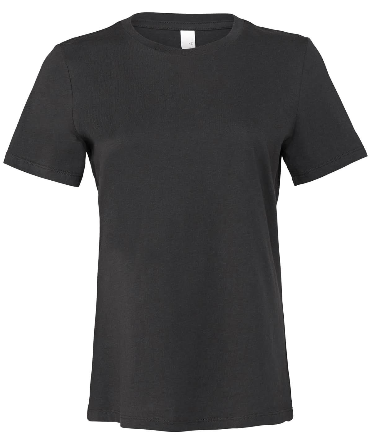 Bella Canvas Womens relaxed Jersey short sleeve tee Dark Grey BE046 - Dark Grey - Customisable T-Shirts
