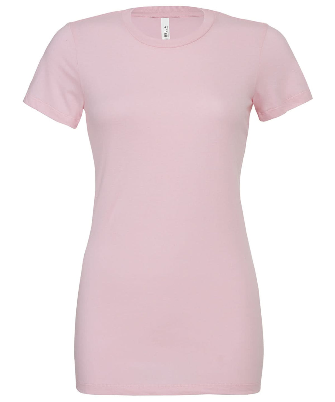 Bella Canvas Womens relaxed Jersey short sleeve tee Pink BE046 - Pink - Customisable T-Shirts