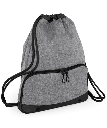 Bagbase Athleisure gymsac BG542 - Grey Marl One size - Customisable Bags