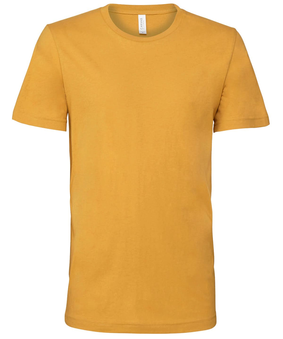 Bella Canvas Unisex Jersey crew neck t shirt Mustard CV001 - Mustard - Customisable T-Shirts