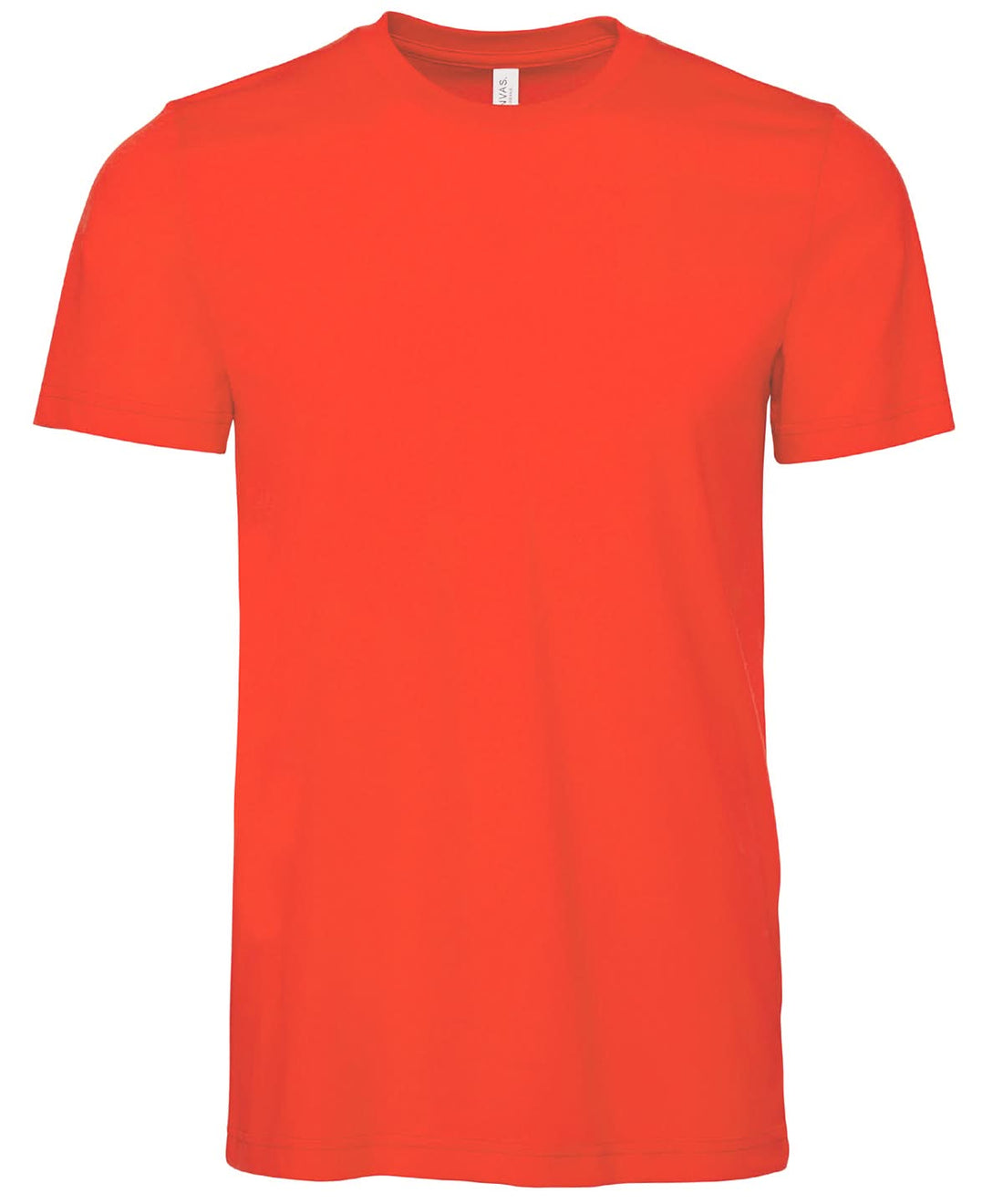Bella Canvas Unisex Jersey crew neck t shirt Poppy CV001 - Poppy - Customisable T-Shirts