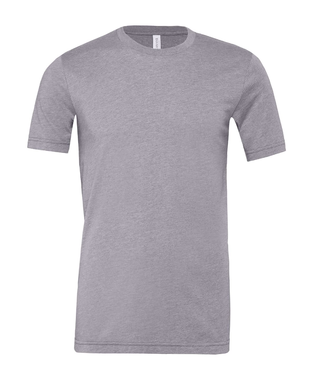 Bella Canvas Unisex heather CVC short sleeve t shirt Heather Storm CV01H - Heather Storm - Customisable T-Shirts