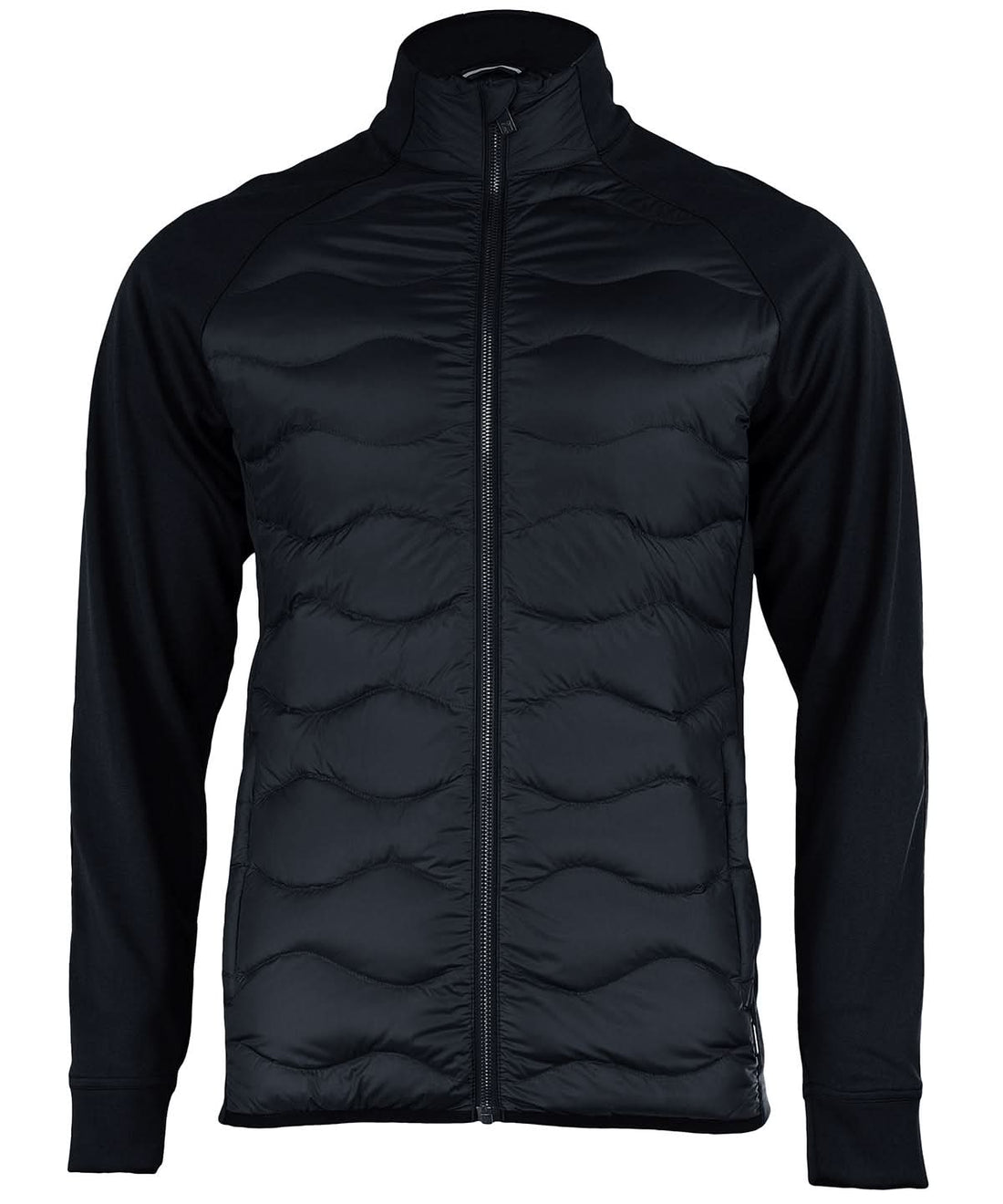 Nimbus Stillwater premium hybrid down jacket N104M - Black - Customisable Jackets