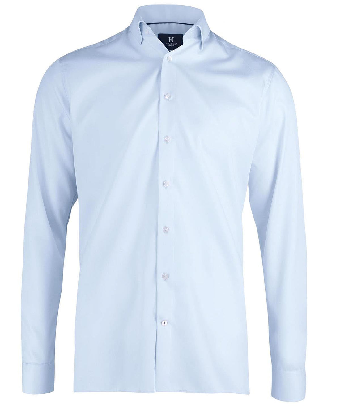 Nimbus Portland modern fit super non iron business shirt N101M - Light Blue - Customisable Shirts