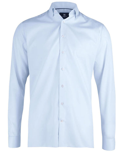 Nimbus Portland modern fit super non iron business shirt N101M - Light Blue - Customisable Shirts