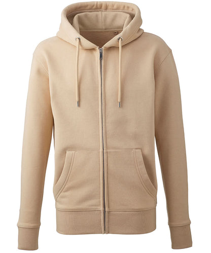 Anthem Mens full zip hoodie AM002 - Desert Sand - Customisable Hoodies