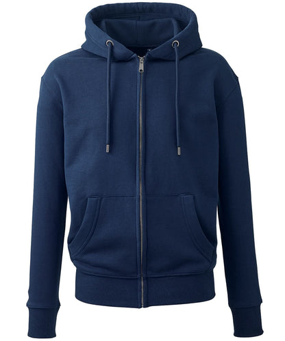Anthem Mens full zip hoodie AM002 - Navy - Customisable Hoodies
