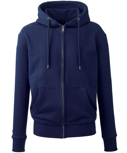 Anthem Mens full zip hoodie AM002 - Oxford Navy - Customisable Hoodies