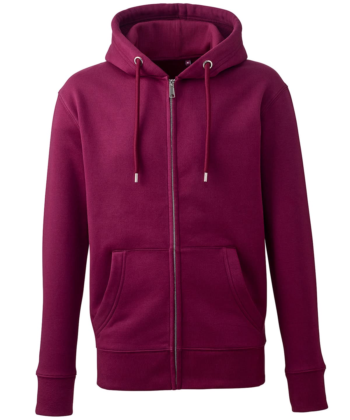Anthem Mens full zip hoodie AM002 - Burgundy - Customisable Hoodies