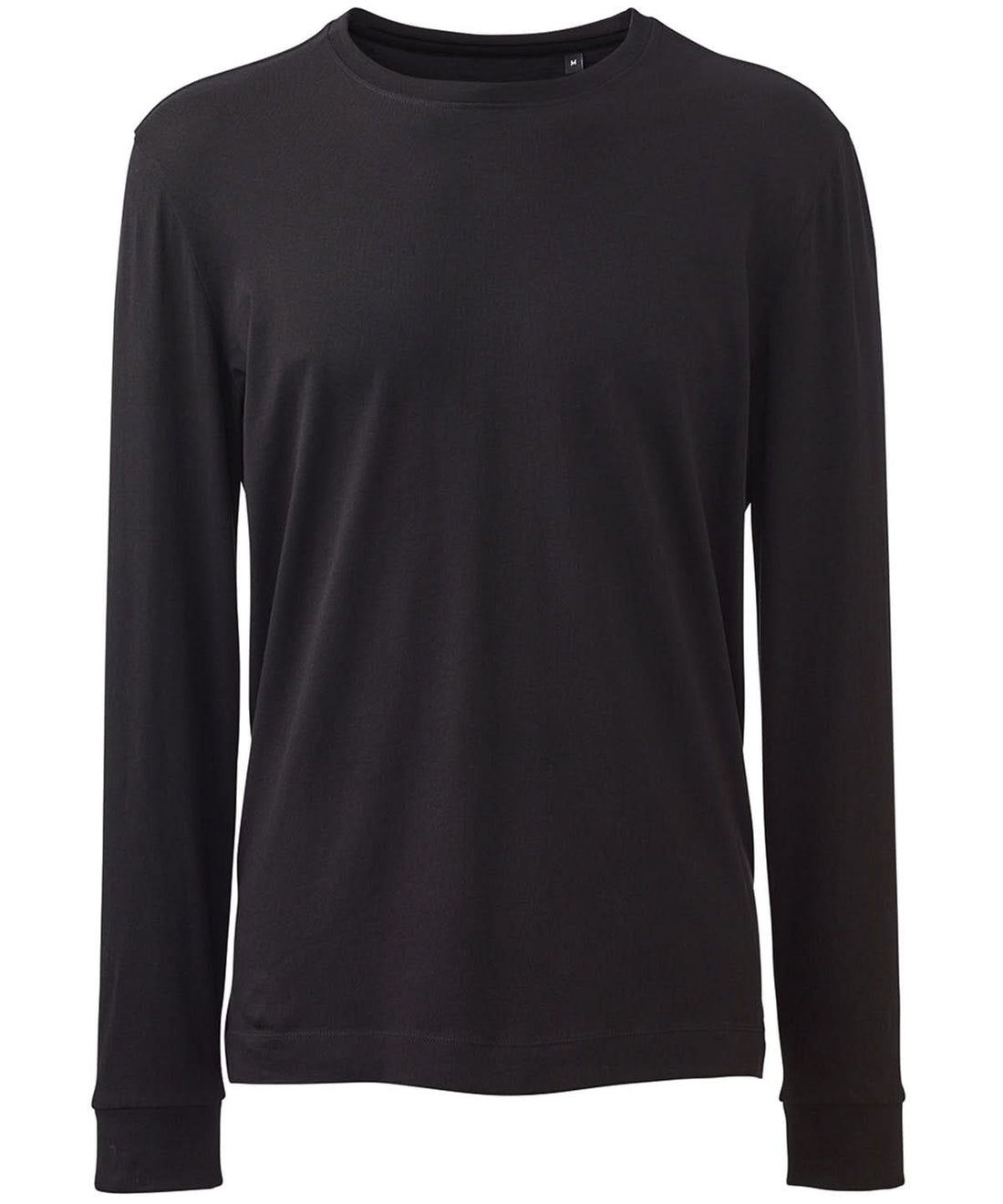 Anthem Mens long sleeve t shirt AM011 - Black - Customisable T-Shirts
