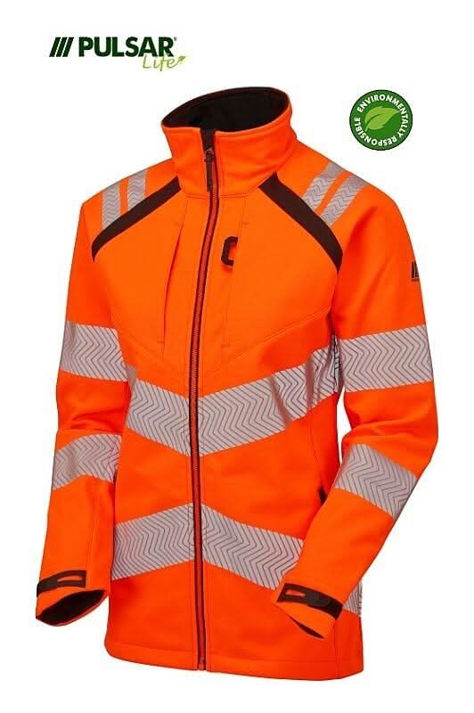 Pulsar LIFE GRS Ladies Softshell Jacket Orange LFE966 - Orange - Customisable Softshell Jacket