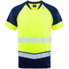 HV YELLOW/NAVY PRINT