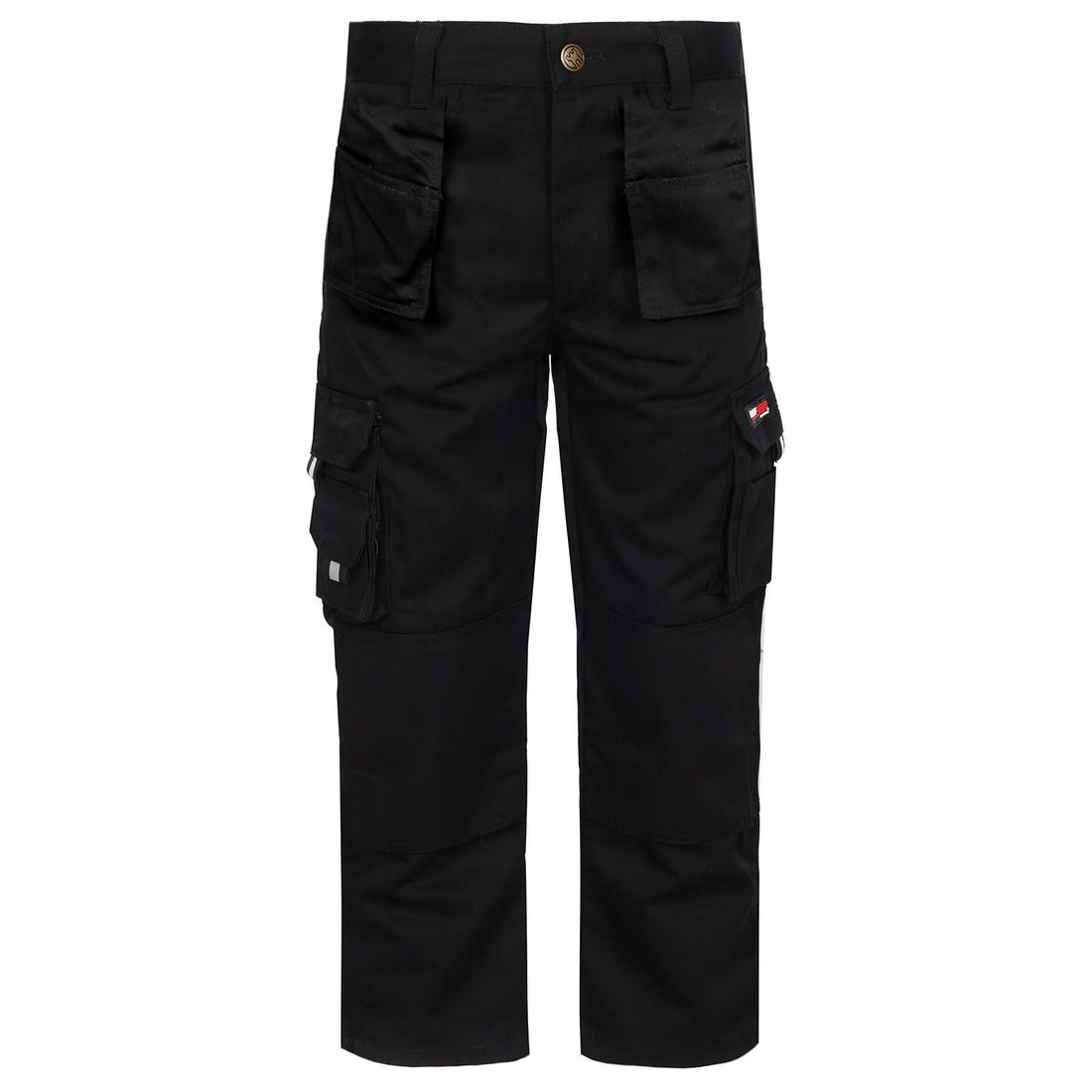 TUFFSTUFF JUNIOR PRO WORK TROUSERS - BLACK - Customisable CHILDRENSWEAR