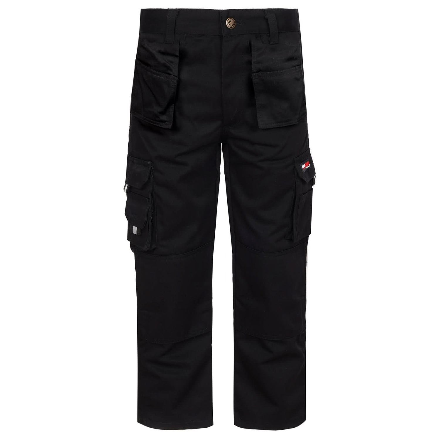 TUFFSTUFF JUNIOR PRO WORK TROUSERS - BLACK - Customisable CHILDRENSWEAR