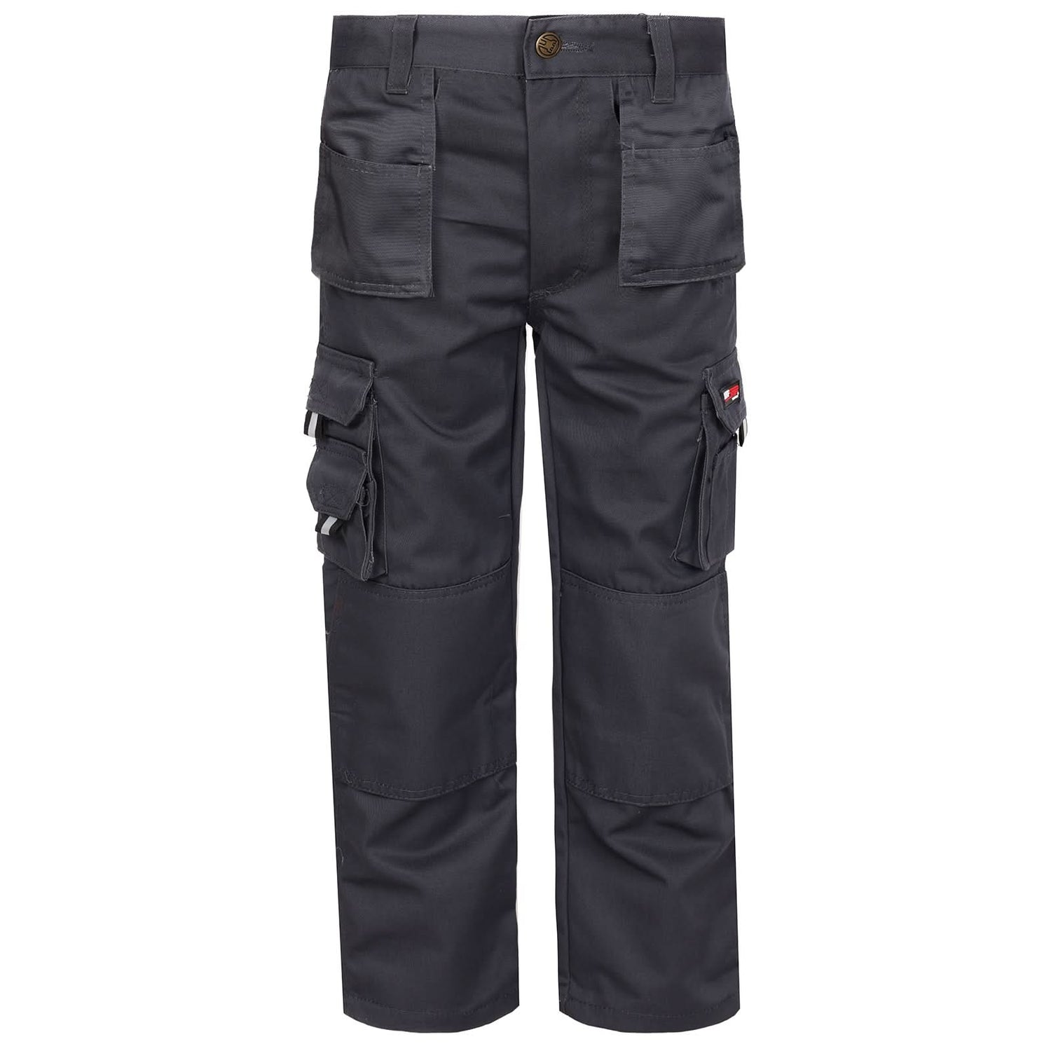 TUFFSTUFF JUNIOR PRO WORK TROUSERS - GREY - Customisable CHILDRENSWEAR