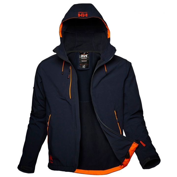 Helly Hansen Chelsea Evolution Hooded Softshell Jacket - 74140 - - Customisable Softshell Jacket