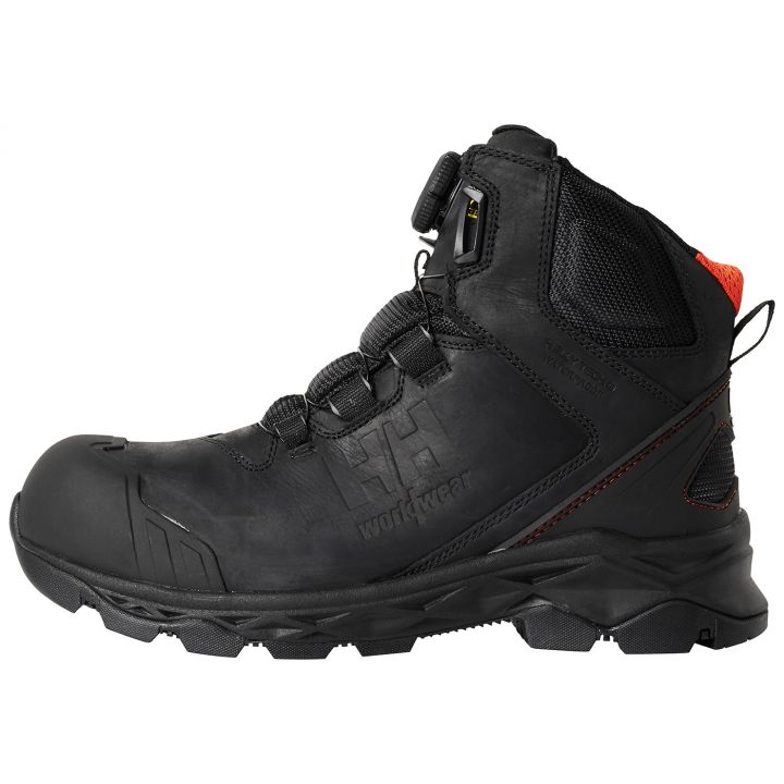 Helly Hansen Oxford Boa Composite-Toe Safety Boots - Black - Customisable Boots