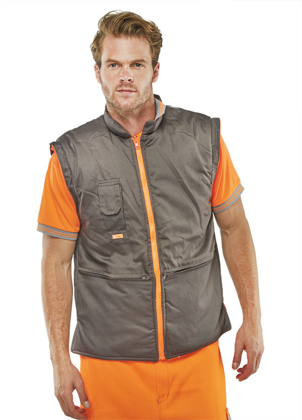 Beeswift Elsener Hi Vis In Jacket And Bodywarmer Waterproof - - Customisable Jackets