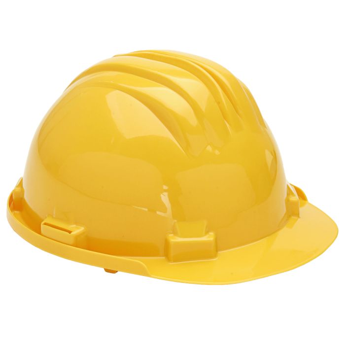 5-RG Safety Helmet with wheel ratchet - 5RG - yellow One Size - Customisable Helmets