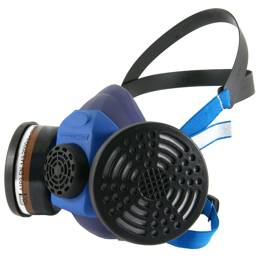Supertouch - Half Face Mask - P19 - One Size Blue - Customisable Respiratory Protect