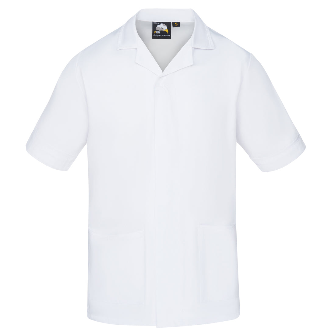 Orn Darwin Male Tunic - White - White - 8500 - White - White - Customisable Healthcare