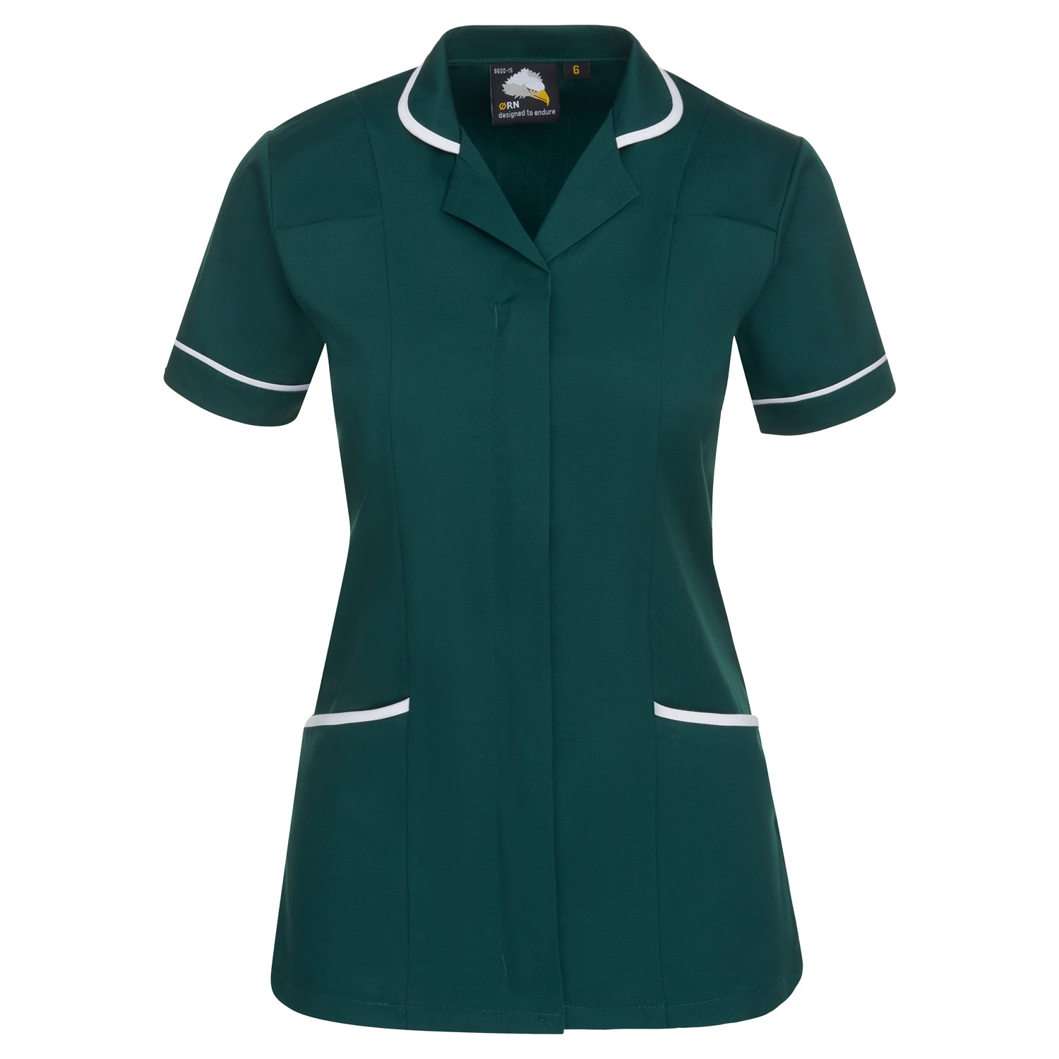 Orn Florence Classic Tunic - Bottle - White - 8600 - Bottle - White - Customisable Healthcare