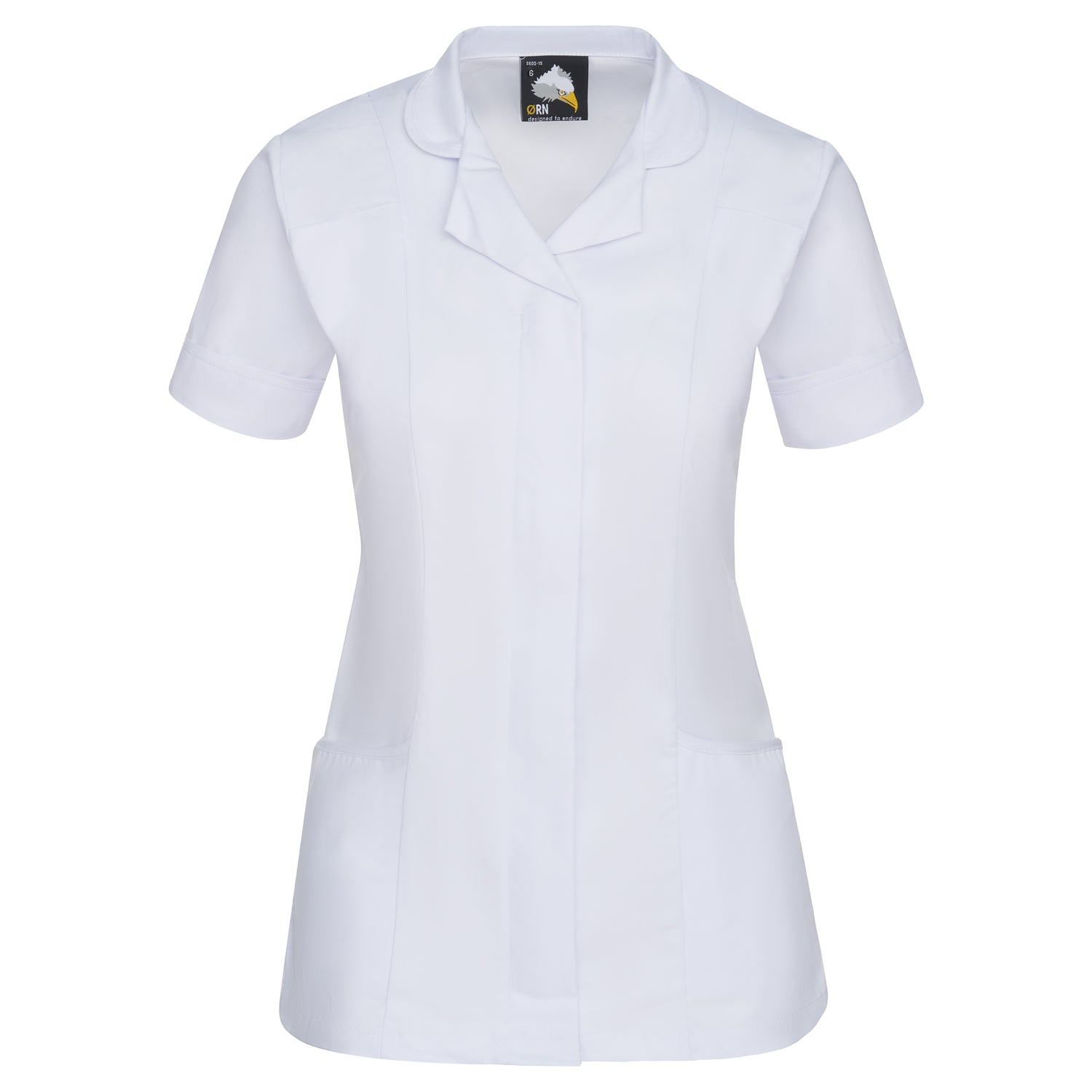 Orn Florence Classic Tunic - White - White - 8600 - White - White - Customisable Healthcare