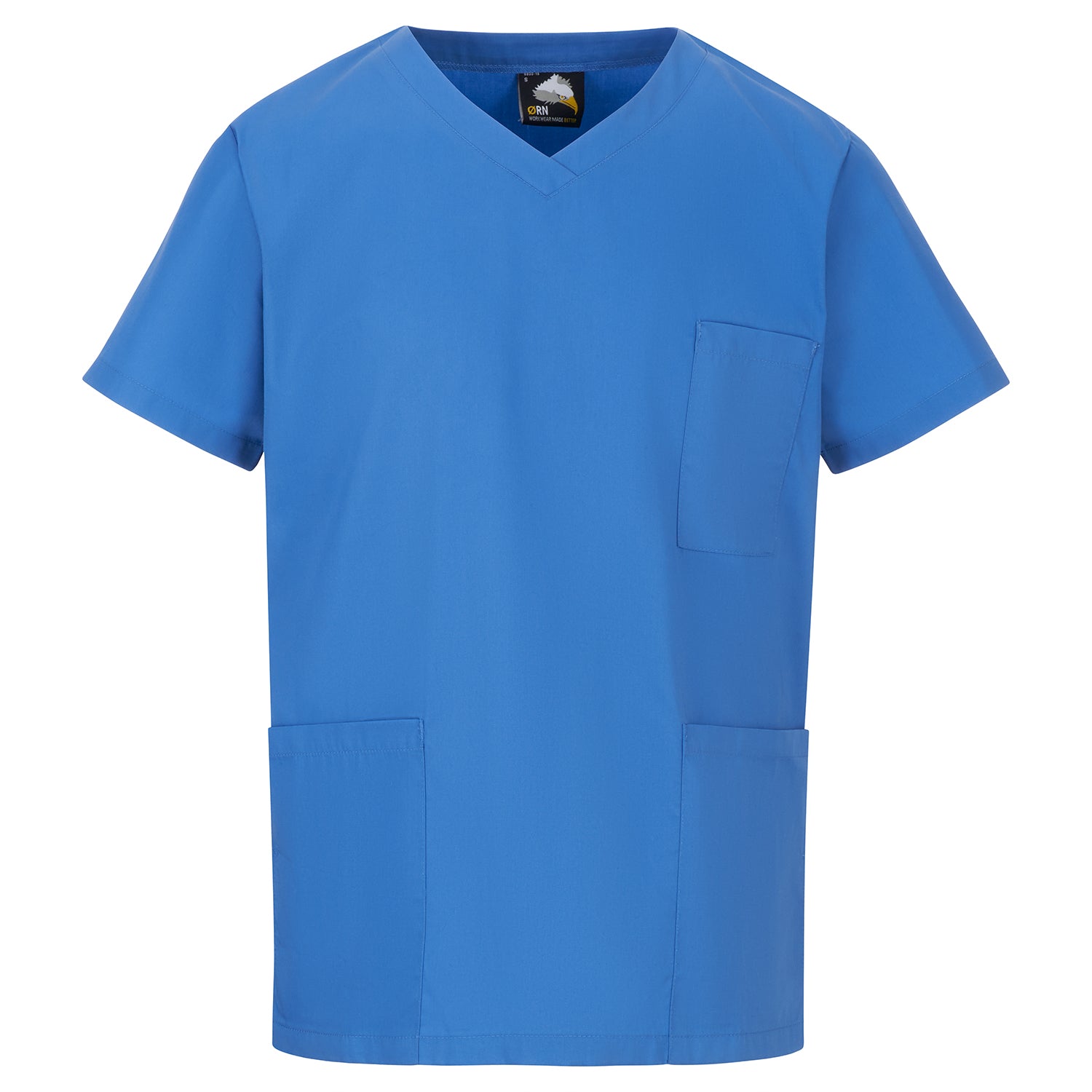 Orn Scrub Top - Hospital Blue - 8800 - Hospital Blue - Customisable Healthcare