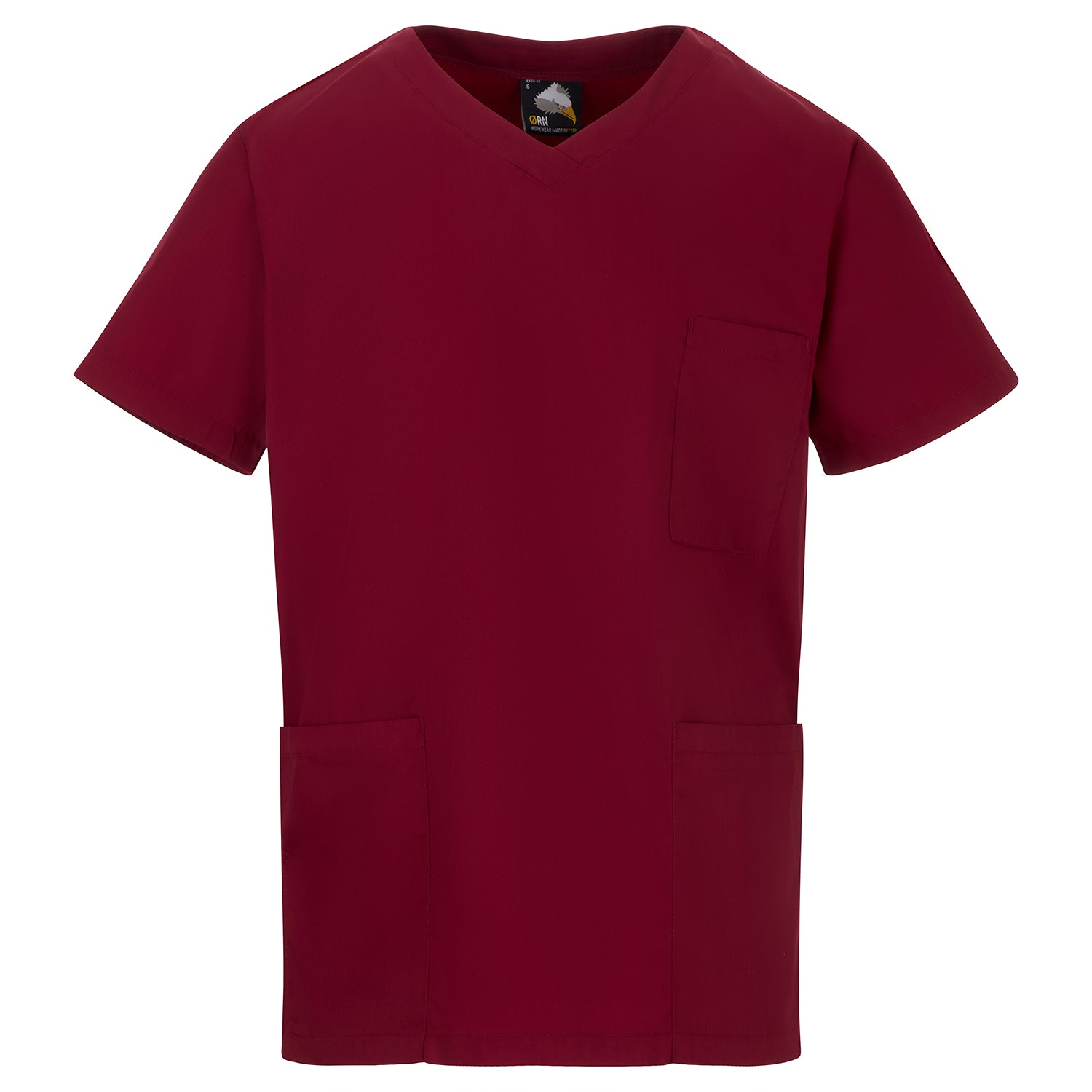 Orn Scrub Top - Maroon - 8800 - Maroon - Customisable Healthcare