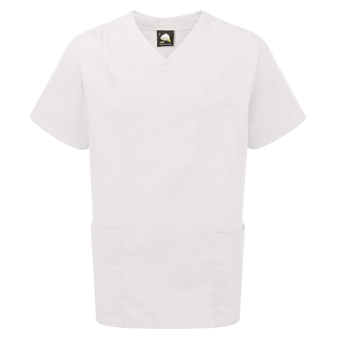 Orn Scrub Top - White - 8800 - White - Customisable Healthcare