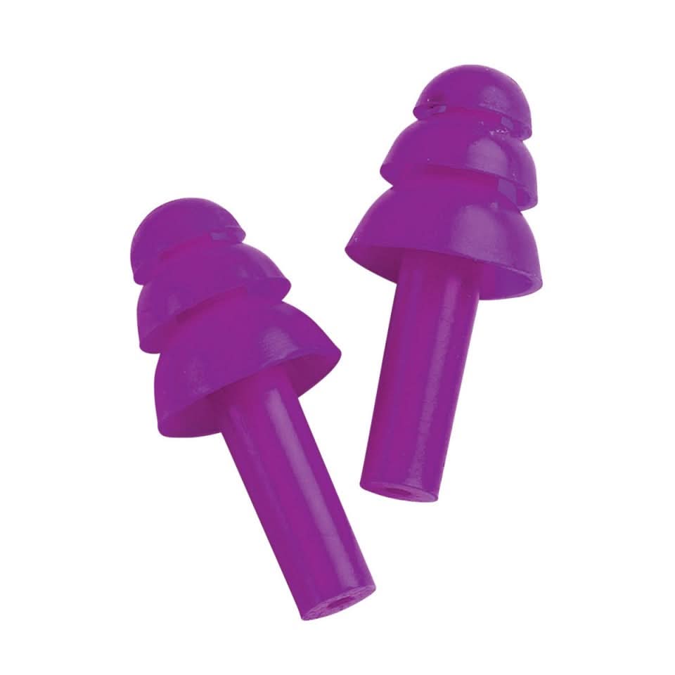 Supertouch - Reusable Silicone Ear Plugs - SNR 32dB - 8H401-1 - Purple One Size - Customisable Ear Plugs/Ddefenders