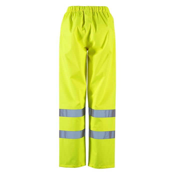 Supertouch - Ladies Hi Vis Yellow Dua Over-Trouser - HV312 - - Customisable Trousers